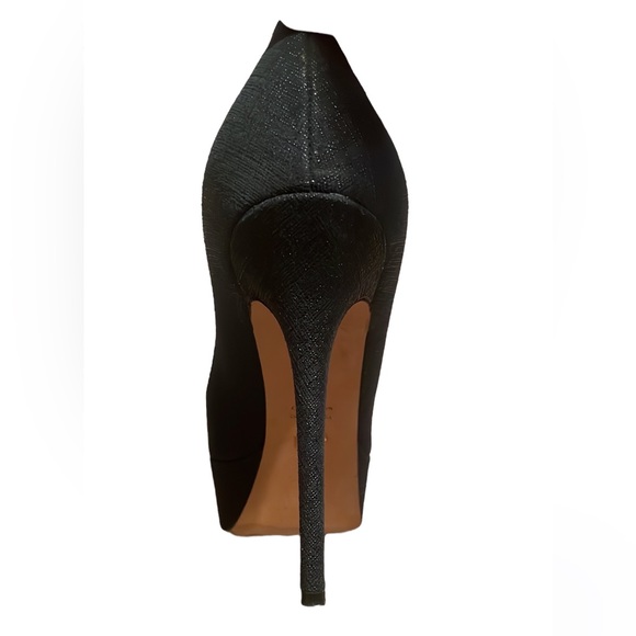 Sergio Rossi MSRP grey glitter 4 inch heels - Picture 8 of 11